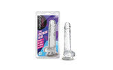 Naturally Yours 7 Inches Crystaline Realistic Dong With Balls Realistic Dildos